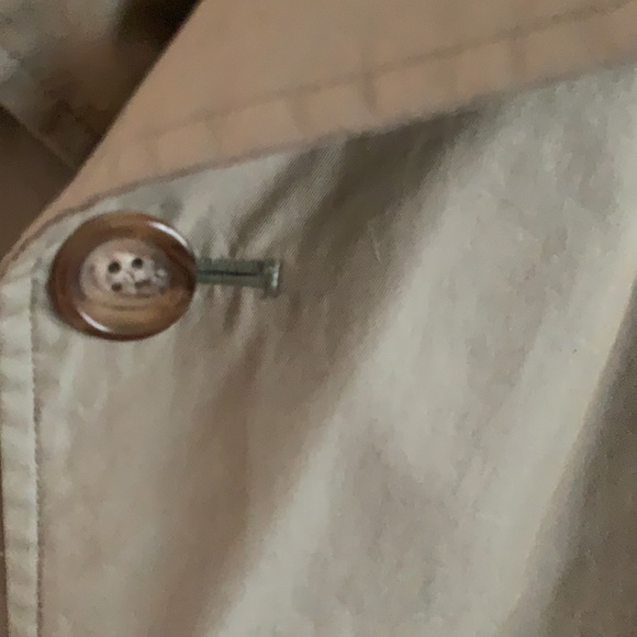 Burberry all weather trench coat size 36R vintage - Picture 4 of 11